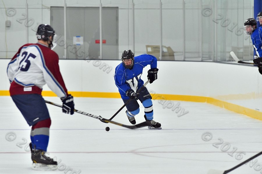 Wheaton College Men\'s Ice Hockey vs Middlesex Community College. - Photo By: KEITH NORDSTROM